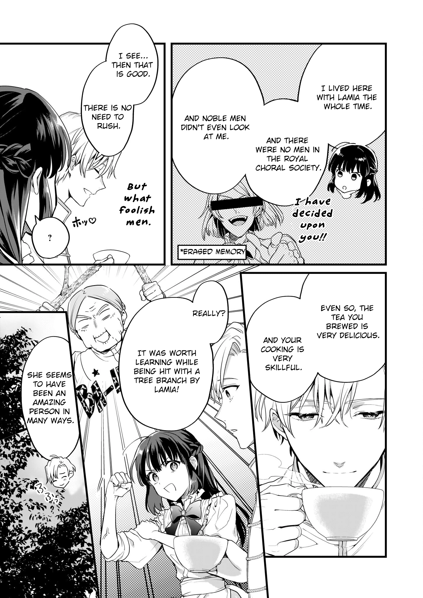 The Exiled Former Lady Loved by a Prince She Found in the Forest, Awakening as a Saint. Chapter 4 Page 17